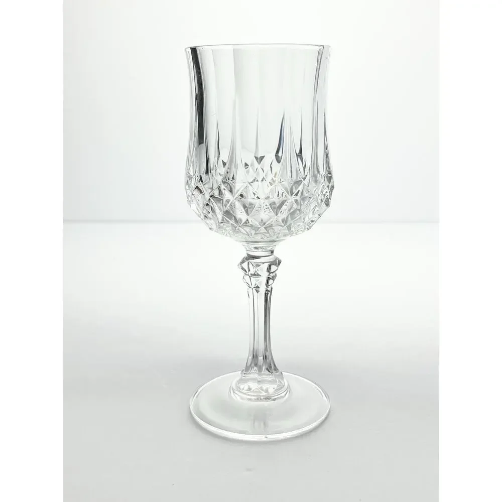 Cristal d’Arques “Longchamp” Set of 12 Crystal Wine Glasses 6 1/2” 6oz